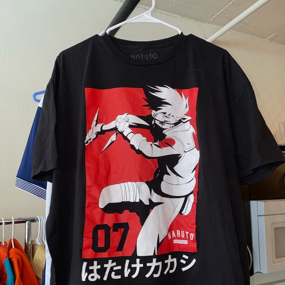 Official 2002 Naruto Shippuden Kakashi 07 Graphic Anime T-Shirt | Size 3XL - Picture 2 of 7